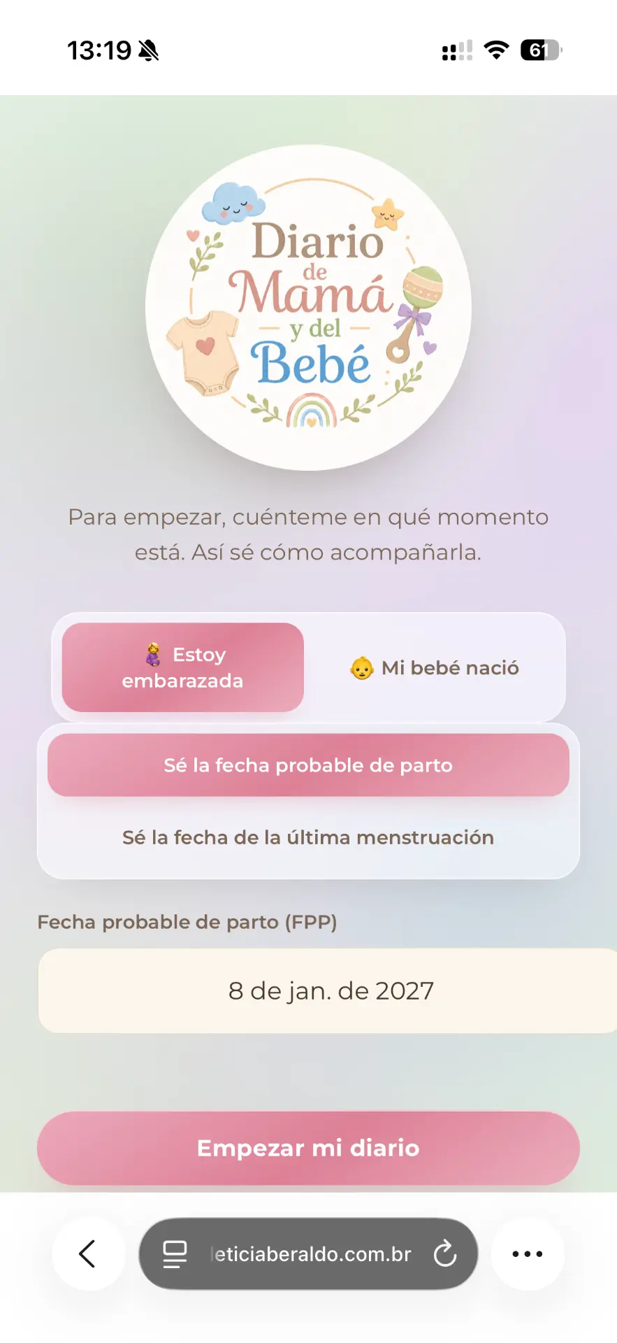 Paso 4: Pones una fecha